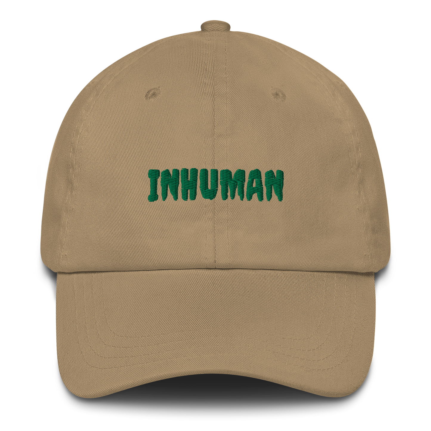 Gorra bordada INHUMAN caqui