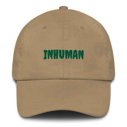 Gorra bordada INHUMAN caqui