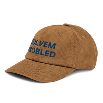 Gorra bordada de pana SOLVED camel