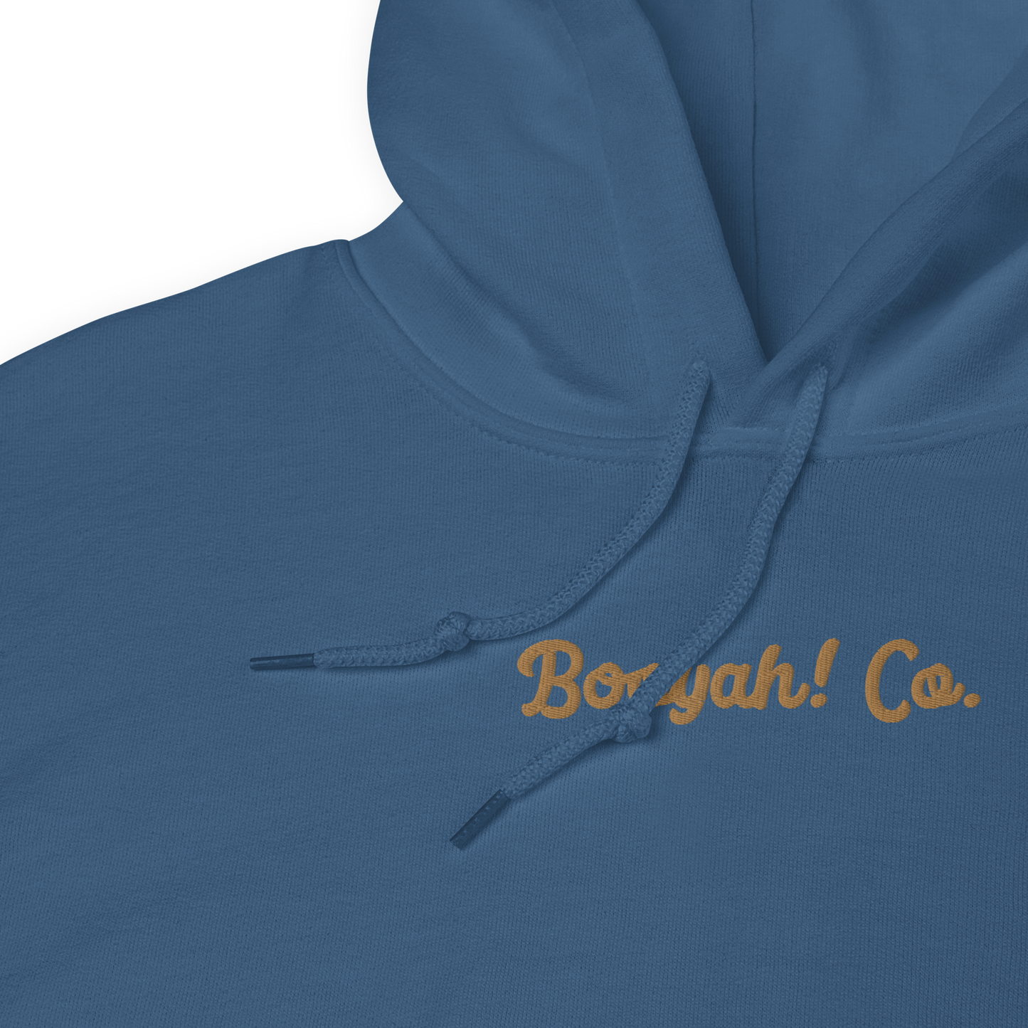 Hoodie bordada Booyah! Co. staff añil