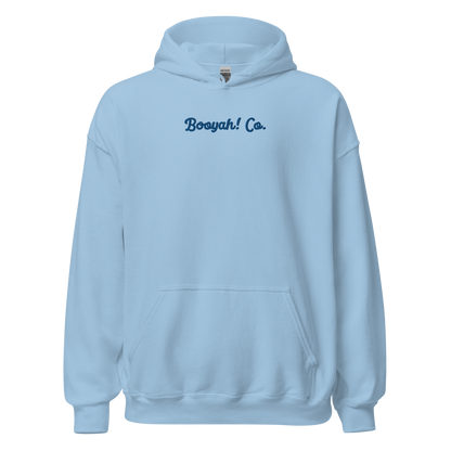 Hoodie bordada Booyah! Co. staff azul claro