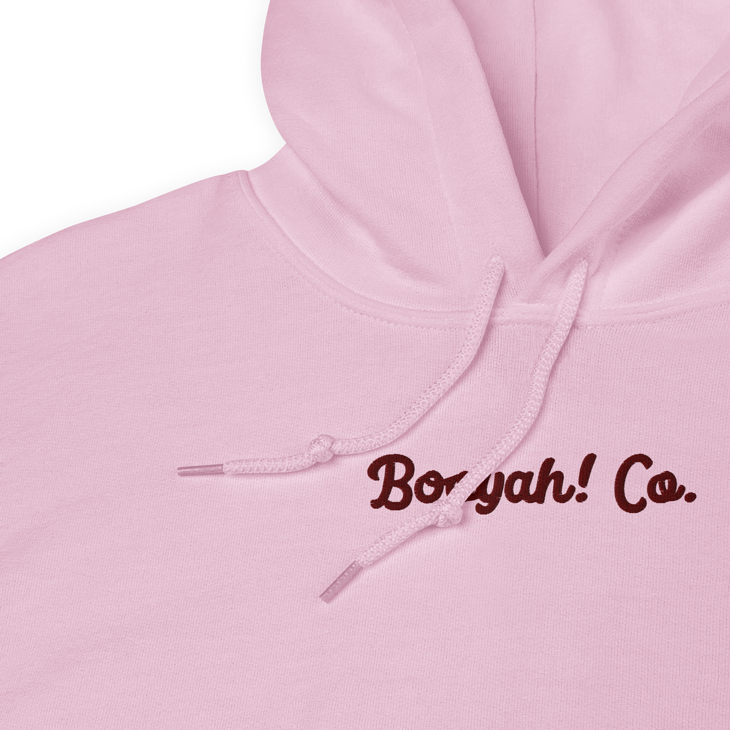 Hoodie bordada Booyah! Co. staff rosa