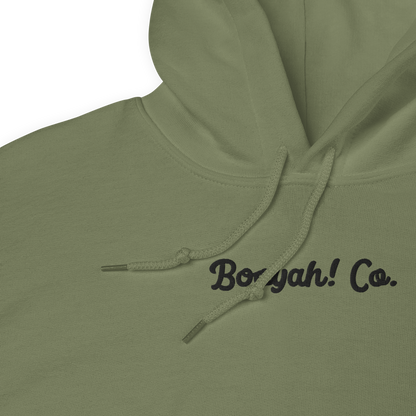 Hoodie bordada Booyah! Co. staff verde militar