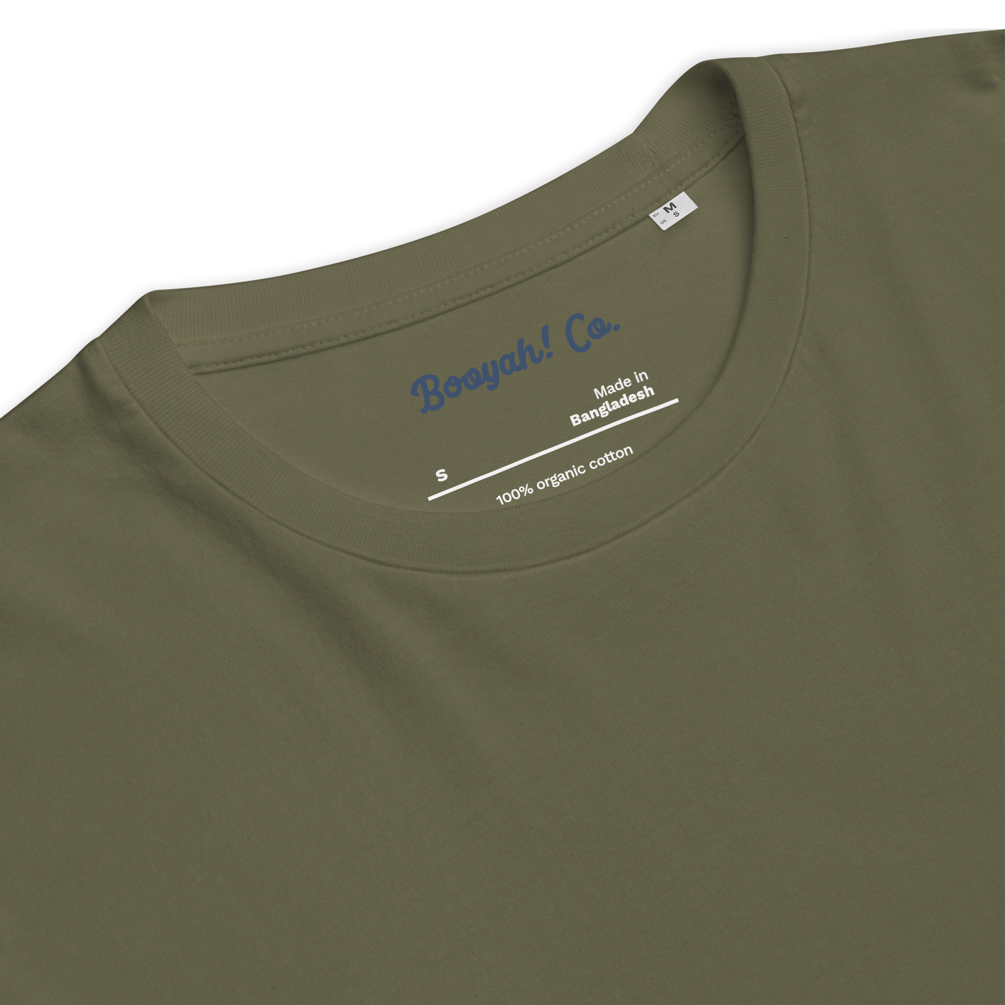 Camiseta bordada Booyah! Co. staff verde militar