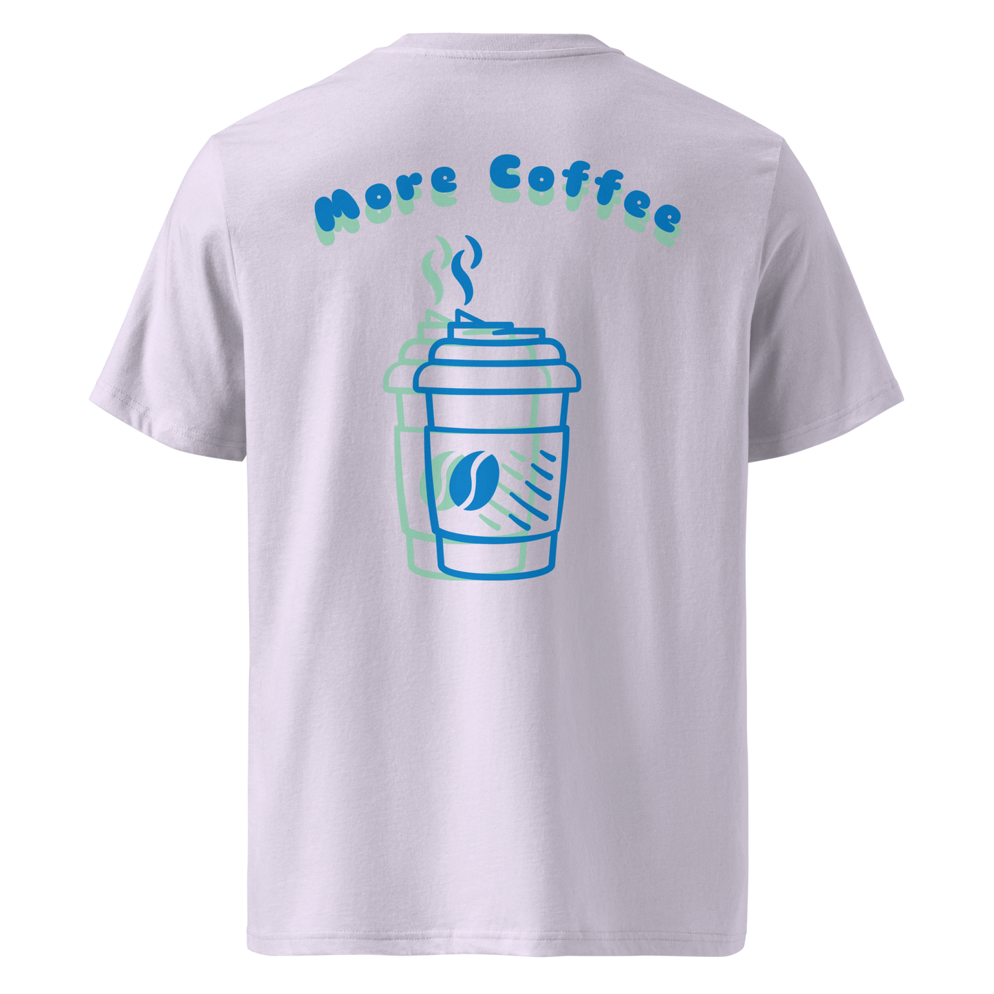 Camiseta MORE COFFEE lavanda