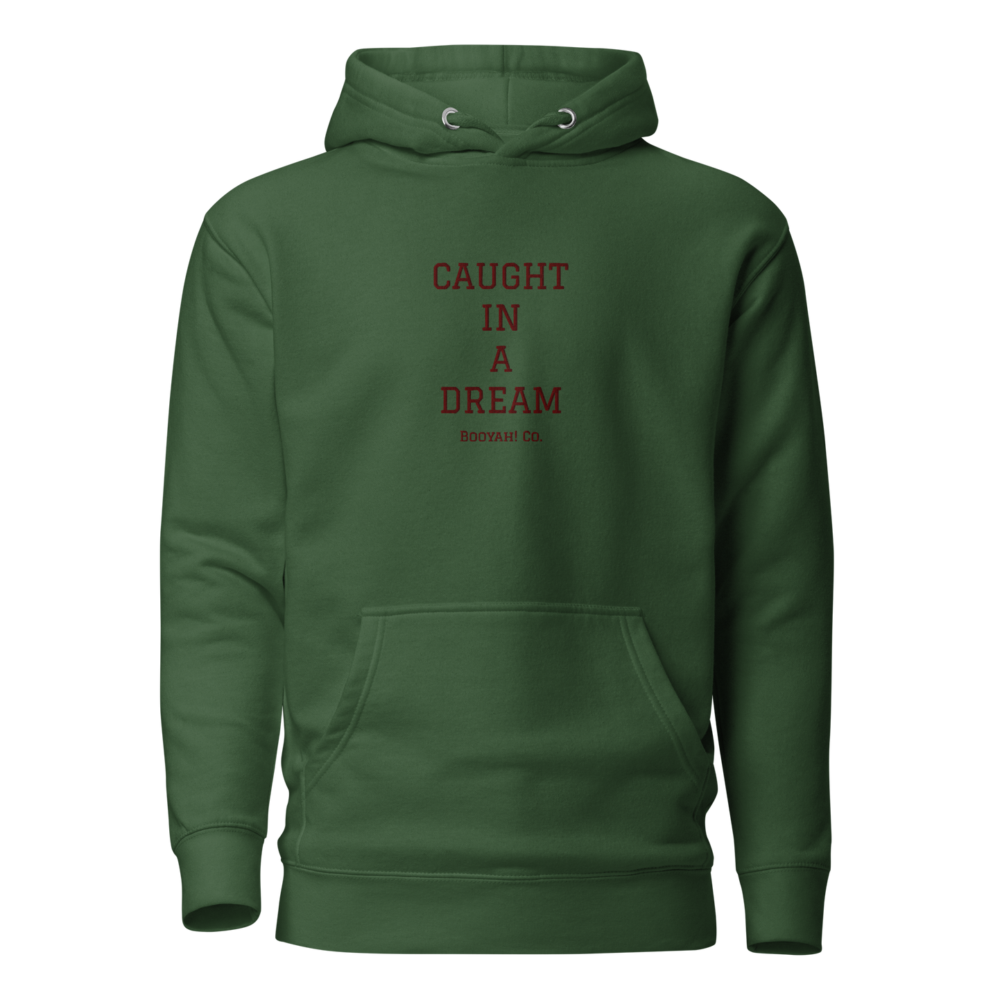 Hoodie bordada DREAM verde botella