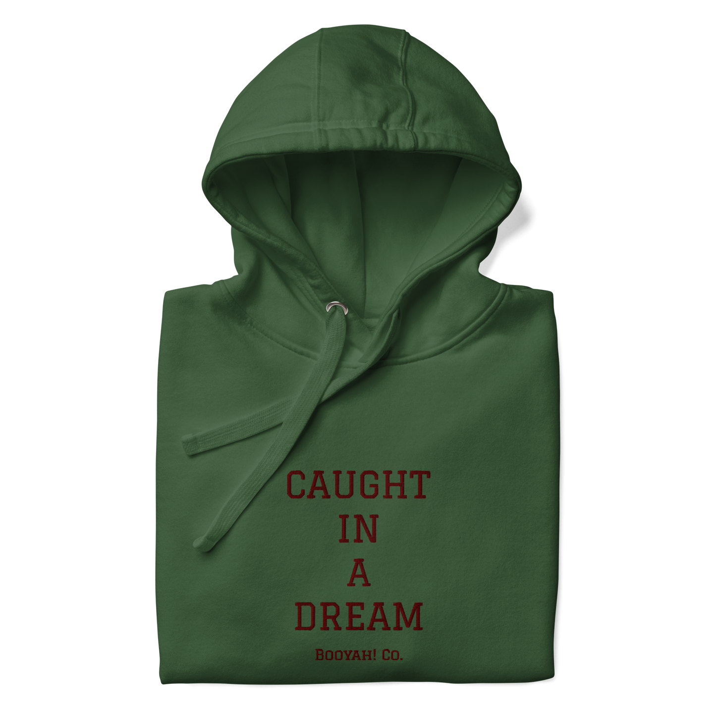 Hoodie bordada DREAM verde botella