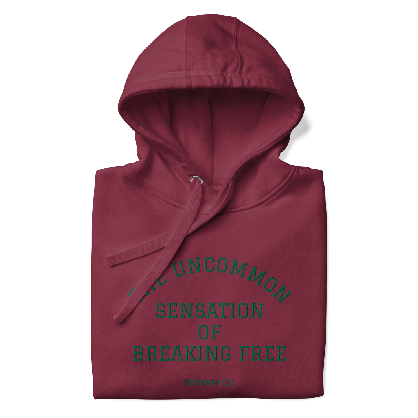 Hoodie bordada UNCOMMON burgundy