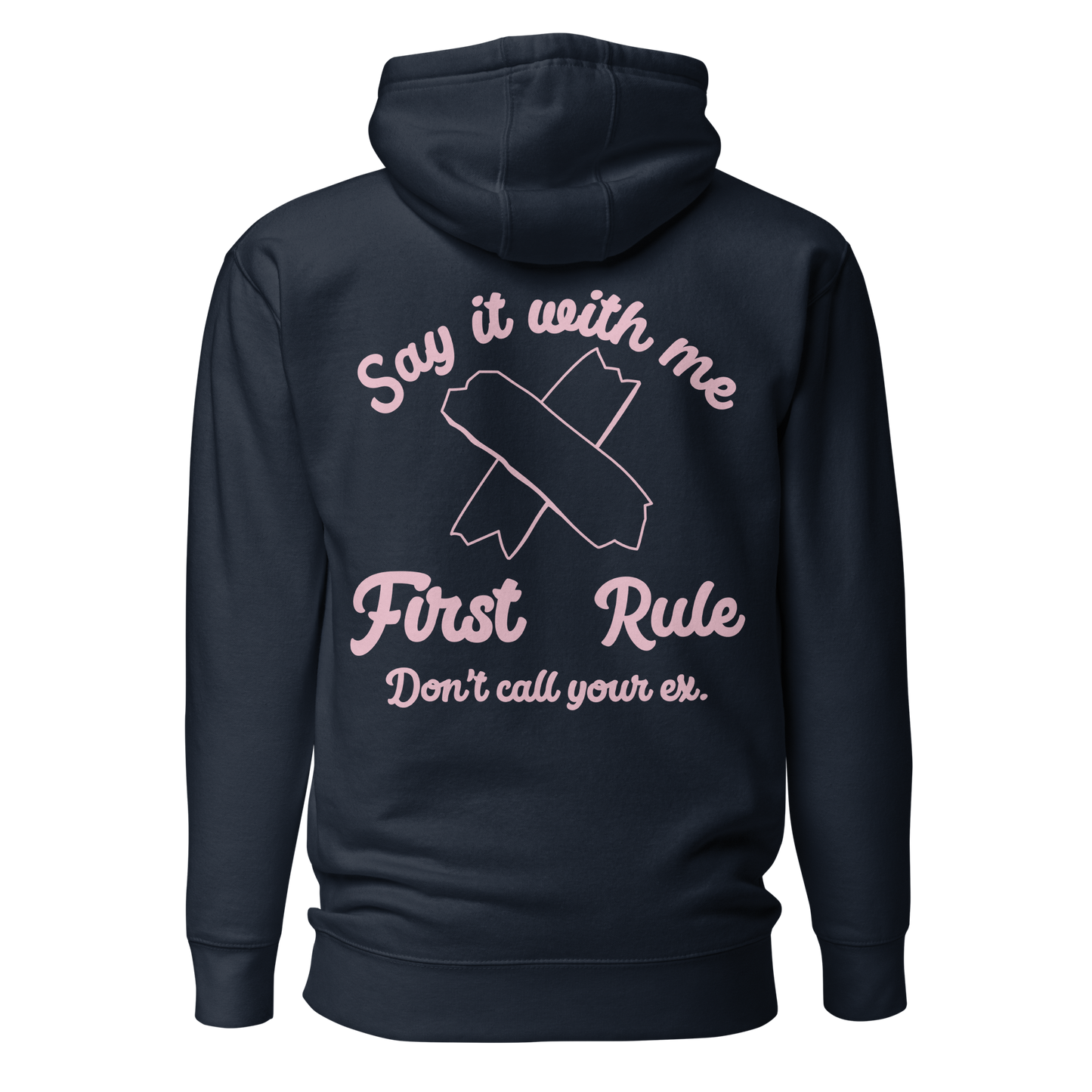 Hoodie FIRST RULE azul marino