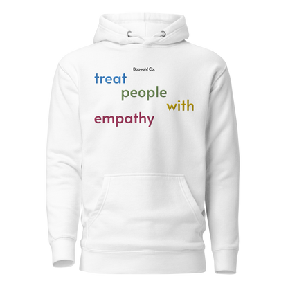 Hoodie bordada EMPATHY blanca