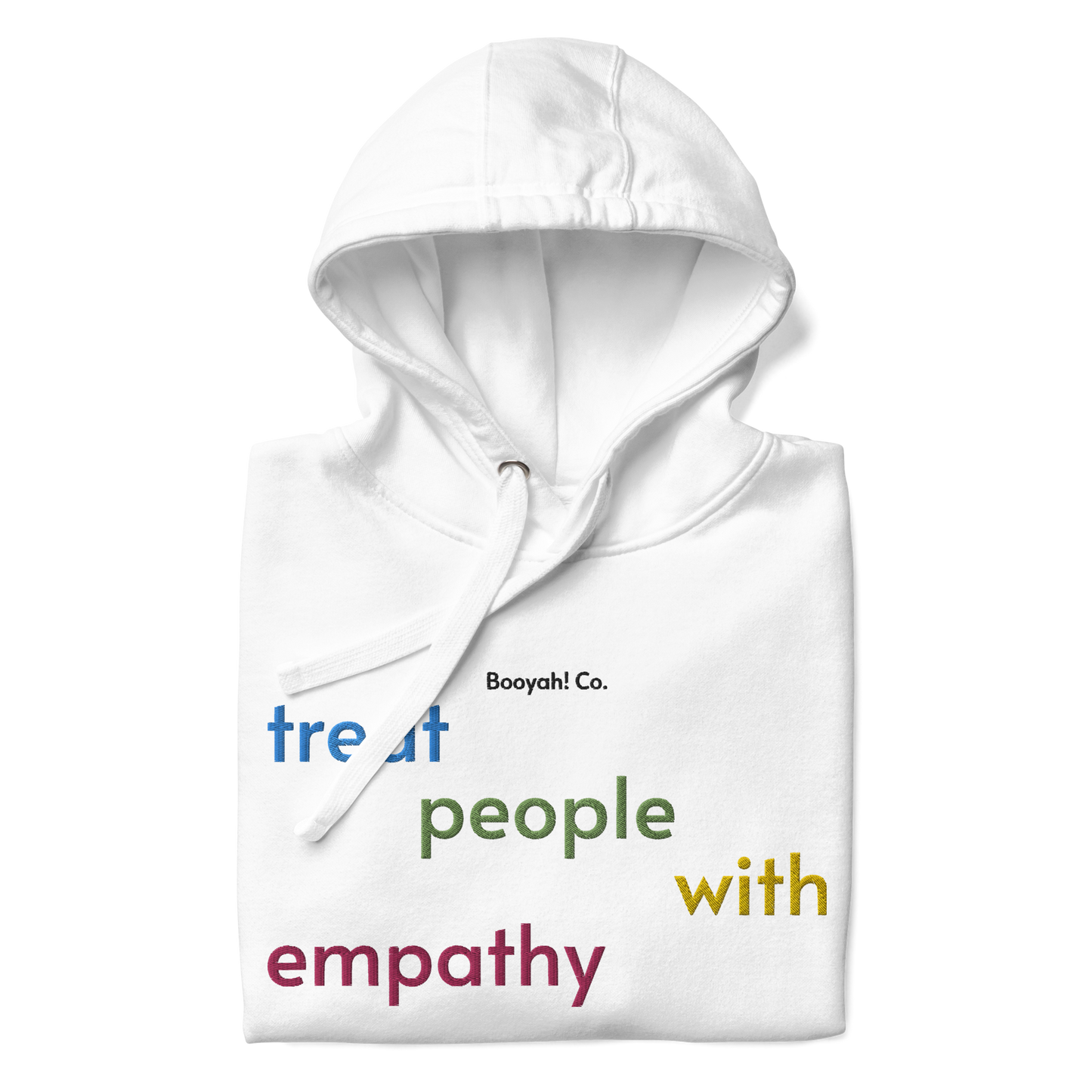 Hoodie bordada EMPATHY blanca