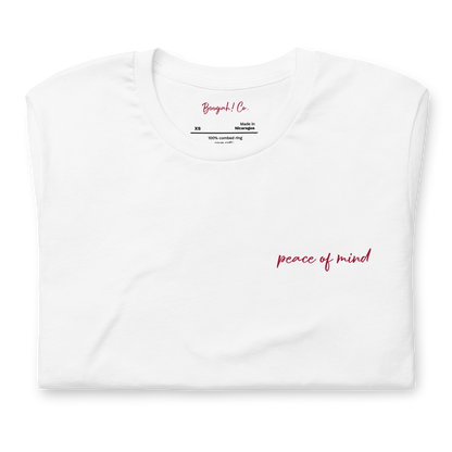 Camiseta PEACE OF MIND blanca