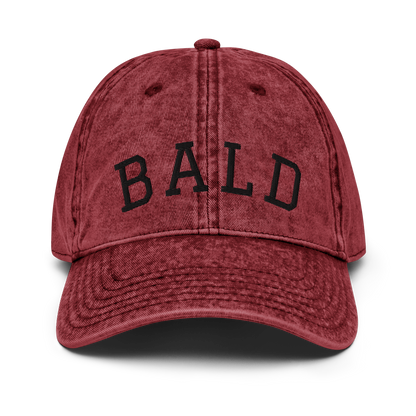 Gorra sarga bordada BALD granate